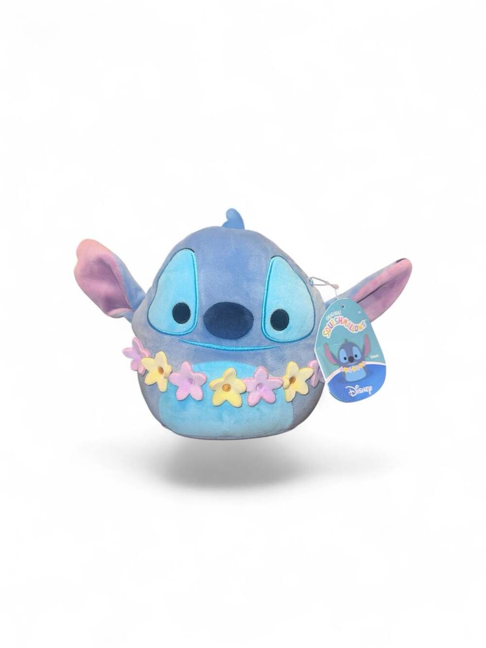 Disney Squishmallows Stitch 6.5” Plush – Flower Lei – New With Tags